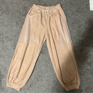 NWOT Boutique brand Double Zero cuffed barrel pants, size small